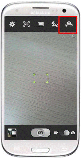 三星I9300如何使用手机自拍模式